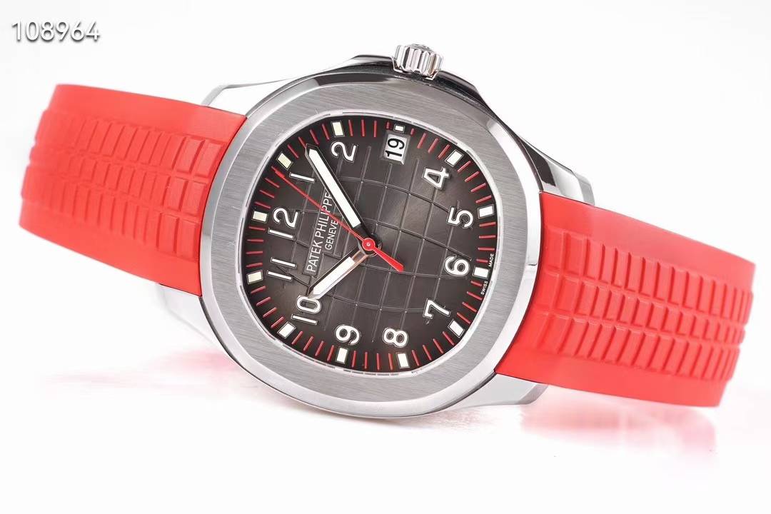 파텍필립 아쿠아넛 5167 레드 러버스트랩 워치 시계